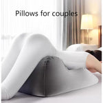 Intimacy Pillow For Couples - Inflatable Wedge Cushion, Sex Furniture Support With Travel Bag, Hip Positioning Pillow For Bed & Outdoor Use (Grey)