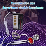 Electric Shock Adult Products Threaded Hollow Urethra Penis Plug Metal Anal Plug Set Adult Toys