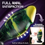 Vibrating Anal Dildo With Suction Cup, Large Silicone Anal Plug Fantasy Dildo For Anal Play & Anal Stretching, Xl Monster Butt Plug Sex Toy For Men & Women
