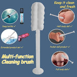 Sex Toy Cleaner Care Kit Male Masturbation Cleaning Brush, Sex Doll Cleaning Care Kit Includes 2 Reusable Absorbent Dryer Sticks & 1 Multi-Purpose Pocket Pussy Washing Sponge Brush Adult Toy Cleaner