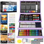 Deluxe Art Set with 195 Pieces for Drawing and Painting