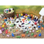 120 Pcs Mini 3D Printed Animal Set,Articulated Flexible Cute Animal Toys For Christmas,New Year,Birthday Gifts And Office Desktop Decoration(Sizes Vary, Styles Shipped Randomly)