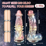 Monster Dragon Dildo Huge Thick Dildo - 2.91Lb Big Fantasy Horse Anal Dildo With Strong Suction Cup, 11.6'' Giant Soft Silicone Realistic Dildo For G-Spot Anal Play, Adult Sex Toys For Women Men Gay