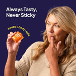 Hello Flavored Lube Trio Sample Pack, Water-Based Flavored Personal Lubricants - Includes Peach Ginger, Vanilla Chai, And Coconut Lime – Made Without Added Sugar & No Aftertaste, 0.34 Fl Oz Each