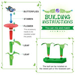 Toys For Girls 3 4 5 6 7 Years Old, Flower Garden Building Kit With Storage Case,Educational Stem Toy And Preschool Garden Play Set For Toddlers, For Kids,148Pcs
