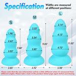 Silicone Dildo Anal Plug With Strong Suction Cup For Hands-Free Play Butt Plug For Men Women Couple Advance Player G-Spot Stimulation Adult Sex Toys L 11.02 Inch