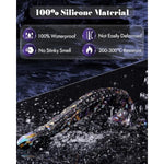 Super Long Anal Plug Dildo, Flexible Silicone Dildo, Sex Toy With Powerful Suction Cup For Men Women And Couple, Black