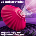 Sucking Vibrator Women Sex Toys - Adult Toys Suction Vibrator Female Sex Toys With 10 Sucking & Vibrating Modes,Waterproof Nipple Toys Clitoral Stimulator For Women & Couples