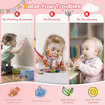 Pink Magnetic Drawing Board for Toddler Girls Ages 1-3, Educational Doodle Toy