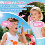 Toys For 3-12 Year Old Boys Girls,Rechargeable Long Range Walkie Talkies For Kids With 22 Channels,3 4 5 6 7 8 Year Old Kids Gift, Perfect For Outdoor Camping,Hiking,Christmas And Birthday