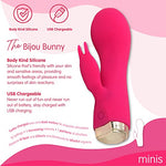 Minis Sex Toys Bijou Bunny Vibrator; Rabbit Vibrators for Women
