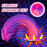 7-Piece Realistic Soft Silicone Dildo Set (5", 6", 7", 8", 9",10",12"), Fantasy Suction Cup Dildo Anal Plug Training Set, Small Big Dildos Strap-On Sex Toys For Women Men Beginners To Advanced Users