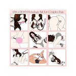 Sex Bondage Toys BDSM Restraints Kit 13pcs Adult Toys with Adjustable PU Leather Handcuffs & Ankle Cuffs Nipple Clamps Collar Paddle Ball Gag SM Games for Beginners and Couples (Pink)