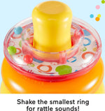 Rock-A-Stack Baby Toy, Classic Ring Stacking Toy For Infants And Toddlers