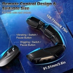 360° Prostate Massager with 10 Rotating & Vibrating Modes, Remote Control Anal Toy