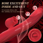Thrusting Rose Vibrator – G Spot & Clitoral Stimulator with 7 Licking Modes