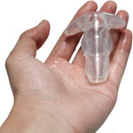 3-Piece Transparent Hollow Anal Plug Set with Douche & Dilator Function