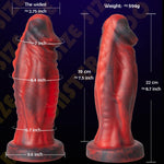 8.7" Vibrating Realistic Dildo, 8 Vibration Modes, Strong Suction Cup for G-Spot