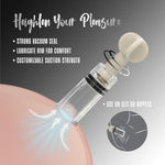 Temptasia Clit & Nipple Suckers Set, Adjustable Vacuum for Heightened Sensitivity