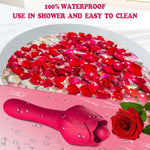 Upgraded Rose Clitoral & G-Spot Vibrator – 5 Licking Modes, 10 Intense Vibrations