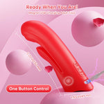 Flexible Finger Vibrator - 2-in-1 G-Spot & Clitoral Stimulator with 10 Modes for Couples