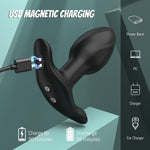Vibrating Butt Plug Prostate Massager, 10 Modes with Remote Control for Couples