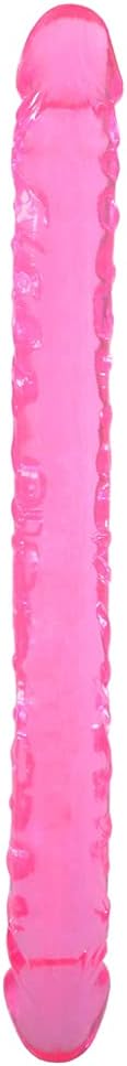Flexible Double-Ended Dildo for Women, Waterproof Dual Dong for G-Spot & Anal Play