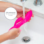 Dual Rabbit Vibrator with 10 Modes, Body-Safe Silicone, Waterproof & USB Rechargeable