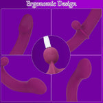 Wireless Vibrating Double-Ended Dildo β Soft Silicone Strapless G-Spot & Anal Toy