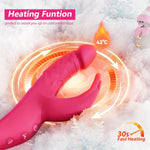 App-Controlled Thrusting Dildo Vibrator – 5-in-1 Heated Clitoral & G-Spot Toy