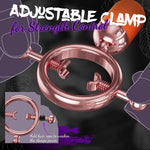 Adjustable Nipple Vibrator with 9 Vibration Modes, Nipple Clamps for Women