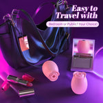 Rose Vibrator with 9 Settings for Women, Clitoral, Nipple & Anal Stimulation