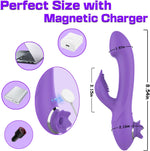 3-in-1 Clitoral Suction & G-Spot Rabbit Vibrator with 10 Vibes & 5 Suction Modes