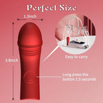 Finger Vibrator for Women – Heated Clitoral & Nipple Stimulator with 10 Modes