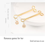 Adjustable Clit & Nipple Clamps – Non-Piercing Metal Fetish Teasers for Couples