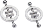 Adjustable Metal Nipple Clamps for Women & Men, Non-Piercing Body Jewelry
