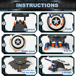 Shield Dart-Blasting Toys For Guns-Toys For Superhero 6 7 8 9+ Year Old Boys,Kids Roleplay Toy With Lights, With 30 Darts