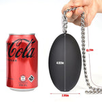 Liquid Silicone Anal Plugs Egg-Shaped Butt Plug With Stainless Steel Pull Chain Prostate Massager Vaginal Stimulation For Women Men Couple (M)