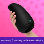 Blowmotion Male Masturbator | Lifelike Warming Male Sex Toy | 10 Powerful Vibration Modes | Pulsing Adult Sex Toys For Men Pocket Pussy | Automatic Electric Penis Stroker Sexual Massager