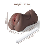 3 In 1 Pocket Pussy Male Masturbator & Drying Stick&Waterproof Storage Bag, Double-Ended Male Sex Toy Mouth Tongue Textured Vagina & Tight Anus For Men Masturbation (Black)