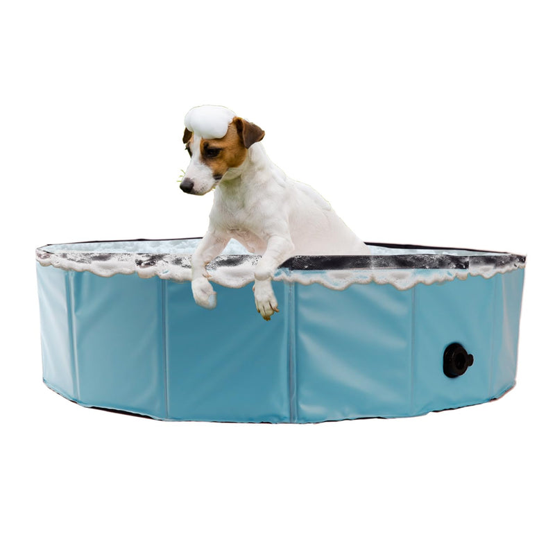 Blue Foldable Pvc Swimming Pool (Small)