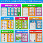 Abc Learning For Toddlers | Learning Resources | English & Spanish Sound Book | Preschool Learning Activities | Educational Learning Toys | 4 Year Old Boy Birthday Gift