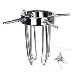 Anal Spreader Vaginal Hollow Tunnel Butt Plug Bdsm Sm Game Wand Pussy Labia Anal Plug Spreader Adjustable Sex Toy With Stainless Steel Material