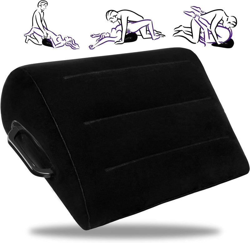 Inflatable Positioning Pillow for Deeper Support & Comfort in Intimate Play