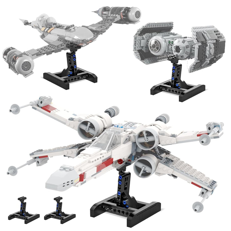 Display Stand For Lego X Wing (2 Pack), Upgraded Display For Lego N 1, Stan