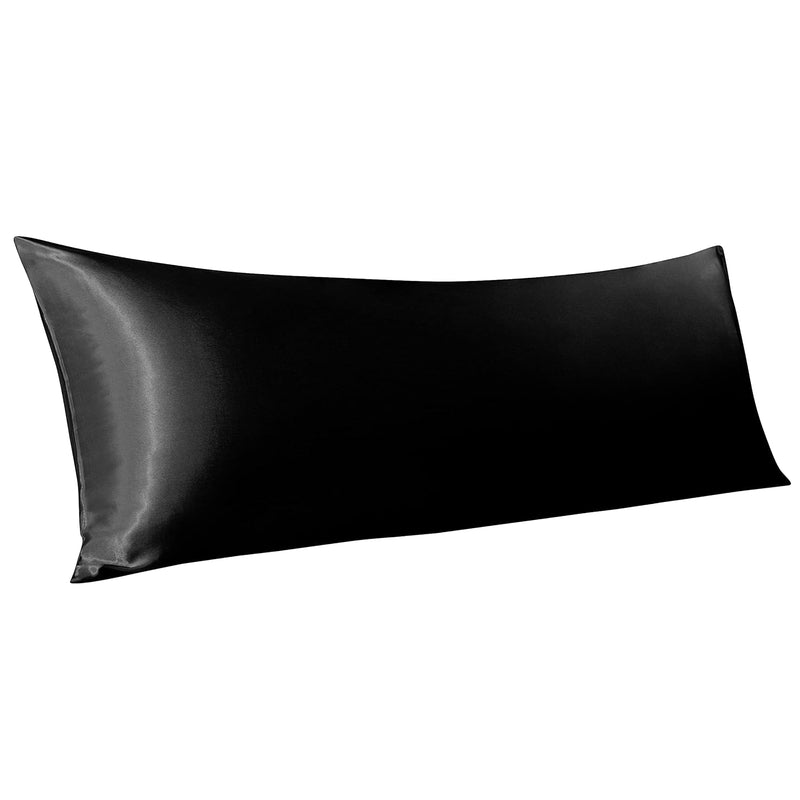 1 Pack Satin Pillowcase For Hair And Skin, Luxury Soft Body (20X54 Inches) Sil