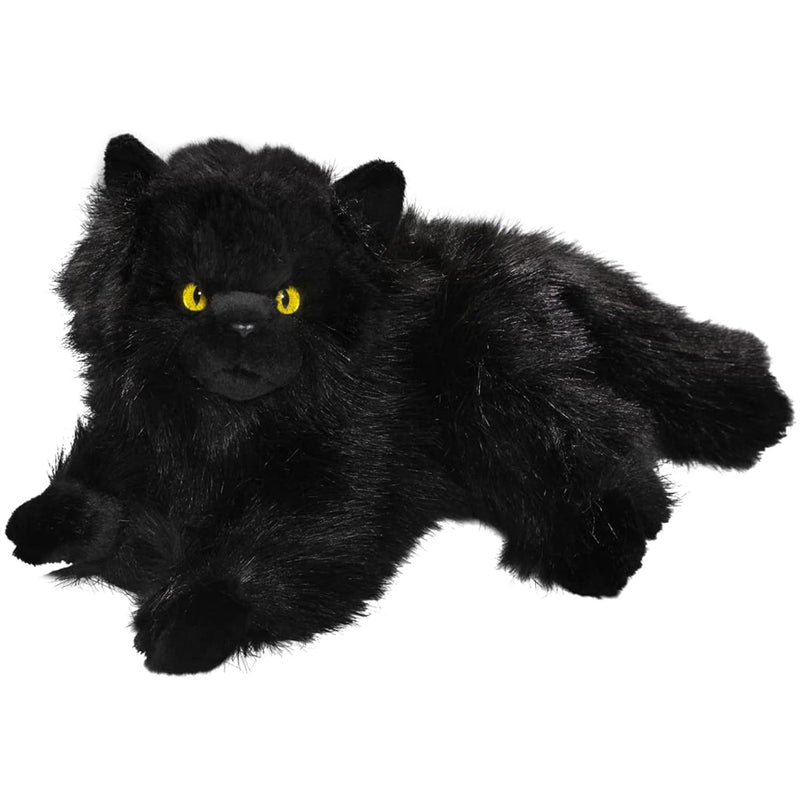 Cat, Persian Black, 12 Inches, 30Cm, Plush Toy, Soft Toy, Stuffed Animal
