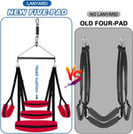 360° Rotating Sex Swing with Adjustable Straps – BDSM Sling for Couples' Pleasure