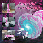 13 Inch Hard Anal Dildo Dog Knot Huge Monster Dildo 3 Inch Diameter, Thick Big Head Pink Wolf Animal Dildos Anal Plug With Suction Cup, Silicone Dragon Fantasy Xxxl Dildos Penis Sex Toy For Men Women