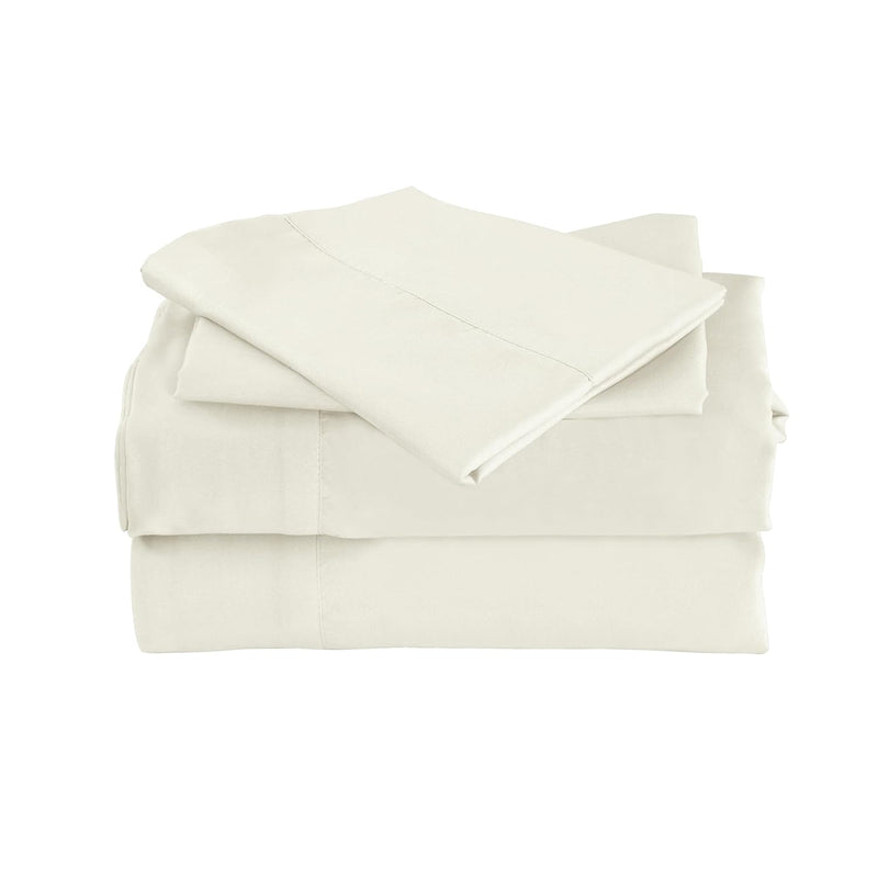 Microfiber Bed Sheet Set - Twin Size (Beige)